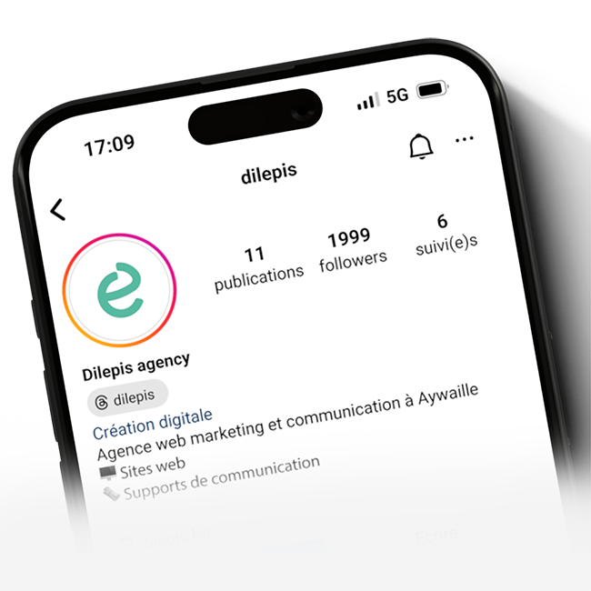 photo d'un imphon sur l'instagram de dilepis pour montrer le logo caméléon