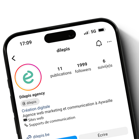 photo d'un imphon sur l'instagram de dilepis pour montrer le logo caméléon