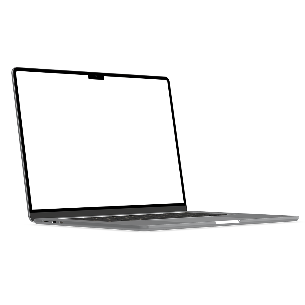 image d'un ordinateur vide (les etapes que compose un site suivent)